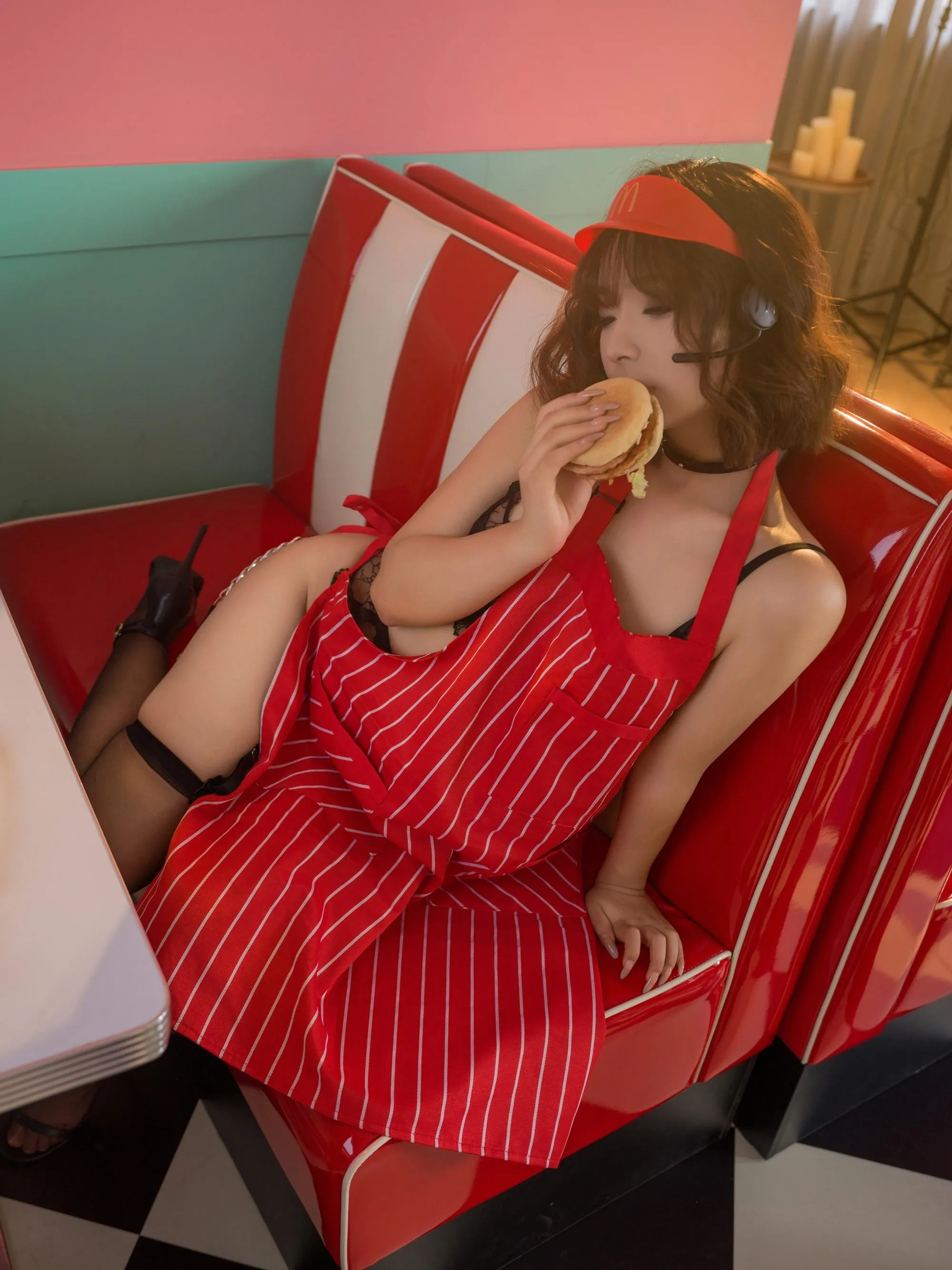 yuuhui玉汇 – NO.035 麦当劳的女服务员 [149P]插图6